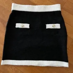 黒白ミニスカート Lサイズ
