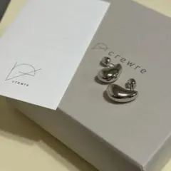 crewre グロッシーペブルピアス シルバー - メルカリ