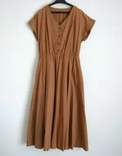 SIMPLICITE　シンプリシティエ　コットンロングワンピース