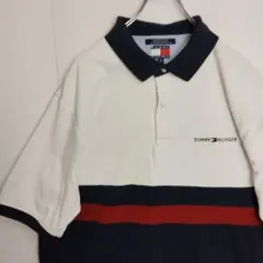 トミーヒルフィガー 半袖シャツ ポロシャツ マルチカラー メンズXXL