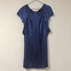 新品　untitled アンタイトル　半袖　ワンピース　シルク　ひざ丈　ドレス