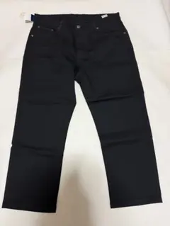メンズチノストレッチ　5ポケパンツ　トップバリュー　ブラック　薄手のサムネイル