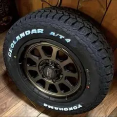 ジムニー用⭐️185/85R16⭐️ヨコハマ⭐️AT4⭐️ホワイトレター
