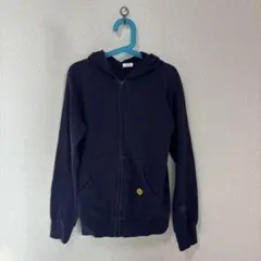 ネイビー フルジップ パーカー BREEZE 140