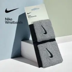 ナイキ Nike リストバンド 新品 グレー 2個セット