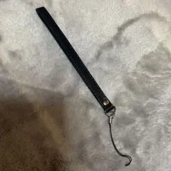 ブラック合成皮革ストラップ