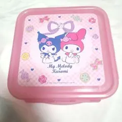 サンリオ当たりくじ　マイメロディ&クロミ　保存容器