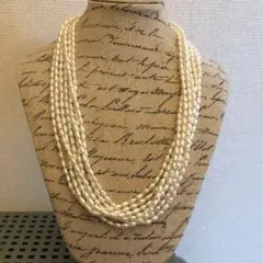 本真珠 バロックパール 高島屋 ロングネックレス 2本セット 160㎝ 12
