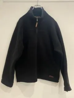 Gray Bear ブラック フリースジャケット