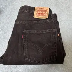 Levi's 550 ブラックデニムパンツ W33 L30