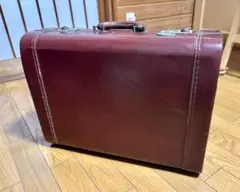 ビンテージレザー製スーツケース 昭和レトロ　アメリカ製
