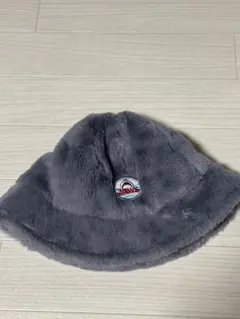 Jawsロゴ付きグレー帽子