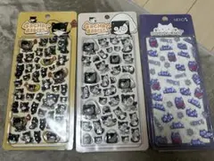 ガチャバットキャッツ　ぷくぷくキャンディシール 3パックセット