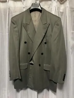 Christian Dior ダブルブレストジャケット グリーン