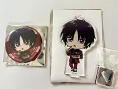 JR東海×ガンダムSEED アクスタキーホルダー・缶バッジ　シン