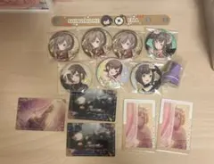 東雲絵名　まとめ売り　グリッター缶バッジ シクディス　エピカ　箔押し