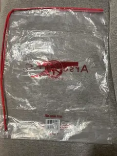 Arsenal F.C. 収納袋 透明 赤い紐　アーセナル