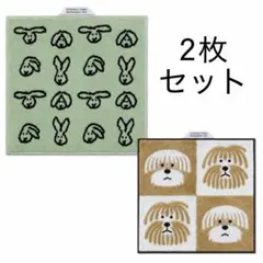 WARMGREYTAIL BUNNYハンドタオル2枚セットウォーム