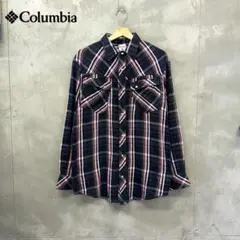 Columbia ウエスタンシャツ チェックシャツ コロンビア