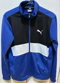 PUMA ジップアップジャケット 160cm •青黒白