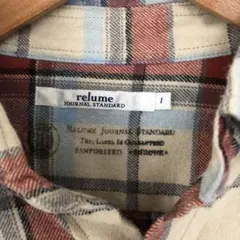 relume チェックシャツ　レディースのサムネイル