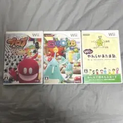 Wiiソフト3本セット ブロブ Elebits やわらかあたま塾