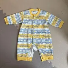CROISSANCE BEBE トレイン柄ロンパース 70