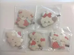 新品 mikko リルアラモード ふわっとフロッキーヘアクリップ 5点セット
