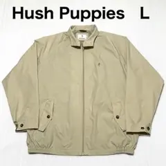 美品　ハッシュパピー　L スイングトップ　ジャケット　ベージュ　薄手　大きめ