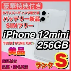 【美品】iphone 12 mini 256GB 小型 新品電池 持ち運び◎