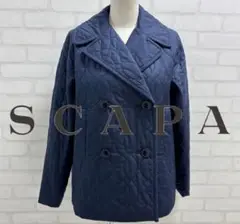 ★美品★ SCAPA ネイビー キルティングジャケット