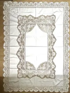 新品未使用、テーブルセンターセルコン、綿麻混、ドイツ製 サイズ違い2枚セット 新品未使用、テーブルセンターセルコン、綿麻混、ドイツ製