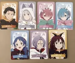 アトレ秋葉原　特典　リゼロ　キャラクターカード　7枚