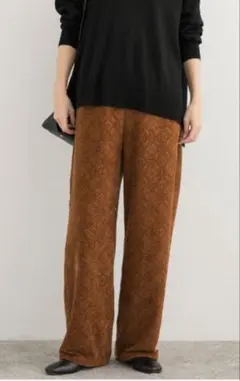 値下！アーバンリサーチドアーズ イージーパンツキャメルブラウン新品 アローズ好き