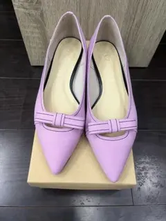 ルタロン　ポインテッドオープンリボンフラット