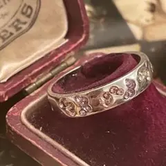 英国　ヴィンテージ　イギリス　シルバー925 スターリングシルバー　指輪　20号