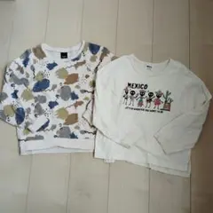 BREEZEロンT＆ manina薄手トレーナー2点