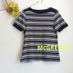 McGREGOR　マックレガー　ボーダー　 ワンポイント　 半袖Tシャツ