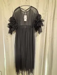Riche glamour ブラックワンピースのサムネイル