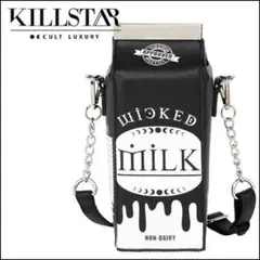 KILLSTAR Wicked Milk 牛乳パック型 ショルダーバッグ