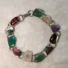 【最終値下げ】天然石カラフルブレスレット