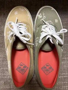 VANS JoelTudor別注 27.5cm オーセン リーフ柄 US9.5 - メルカリ