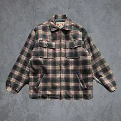 archive ombre check bomber jacket y2kのサムネイル