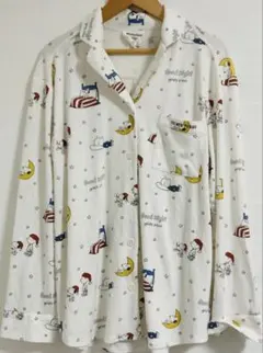 gelato pique × PEANUTS コラボ シャツ ルームウェ 総柄