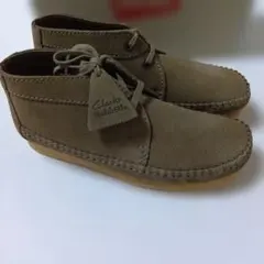 新品未着用 クラークス ウィーバーブーツ OAKWOOD SUEDE US8