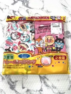 未使用 BANDAI アンパンマン トレーニングパンツ 2枚組 80 ピンク系