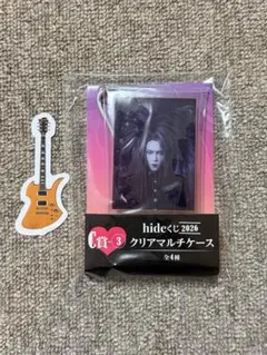 クリアスタンド B賞 2026 hideくじ などまとめ売り クリアスタンド　ギターカード くじ　2026 hide C賞 着払い クリアマルチケース ミュージシャン