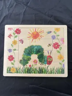 【新品】はらぺこあおむし 木製パズル 知育玩具 おもちゃ 2歳 3歳