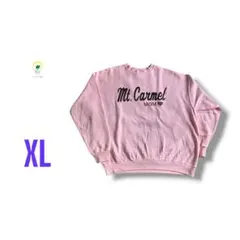 【各種割引】Lee 00sレトロ ユニーク 刺繍 スウェット ピンク XL