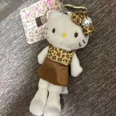 ハローキティスタイルアップマスコット　足長キティ　豹柄　新品未使用